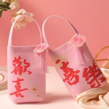 Цветочная конфетная сумочка большой емкости подарочная коробка для конфет подарочная упаковка сумка свадебная конфетная сумка рождественская Style A