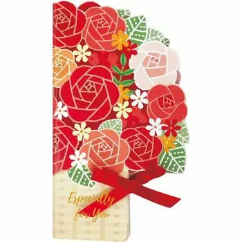 Цветочная корзина из цветной бумаги с 40 большими симпатичными наклейками Z&K, группа, (красный)