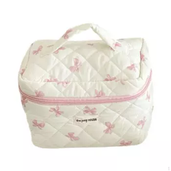 Цветочная косметичка косметичка органайзер для мытья туалетных принадлежностей для семьи pink