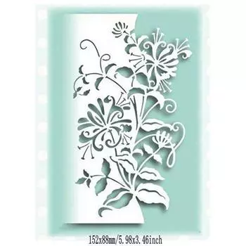 Цветочная кружевная крышка, вырубные штампы, металлический трафарет, сделай сам, скрапбукинг, альбом, бумажная карта, тиснение, ремесленный декор, художественная высечка, кромка границы