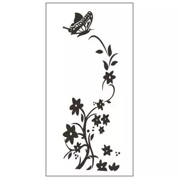 Цветочная наклейка на холодильник, украшение на стену, съемные самодельные настенные обои, водонепроницаемые украшения для домашнего холодильника, наклейка