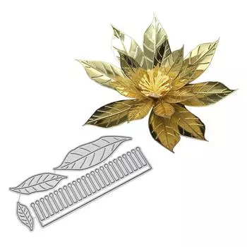 Цветочная рамка из тычинок, металлический серебристый трафарет, тиснение, резка, штампы для скрапбукинга, изготовление альбомов из бумаги, открыток серебряный