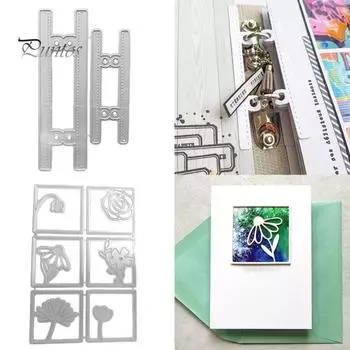 Цветочная рамка, металлические штампы, сделай сам, скрапбук, бумажная карта, ремесло, декоративная форма