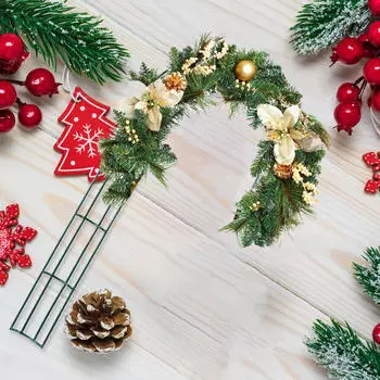 Цветочная рамка-венок для особых случаев 35cm чёрный