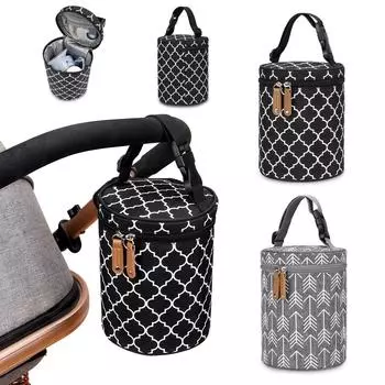 Цветочная Стрелка Изолированная Сумка Для Детских Бутылочек Сумка Для Обеда Сумка Для Детской Коляски Сумка-холодильник для Грудного Молока