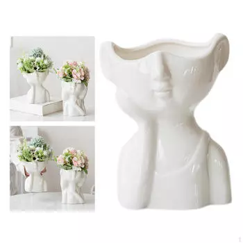 Цветочная суккулентная и милая ваза для украшения рабочего стола в помещении girl