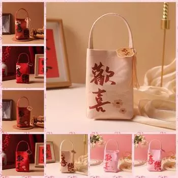 Цветочная свадебная сумка для конфет, большая вместимость, подарочная коробка для конфет, многофункциональная свадебная сумочка для конфет Style G