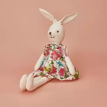 Цветочная юбка Кролик Плюшевая кукла Младенцы Игрушка Милый кролик Плюшевая игрушка Маленькие мягкие животные Успокаивающая спящая игрушка для младенцев