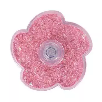 Цветочная волчка, игрушка-непоседа, блестящий зыбучий песок, гибкость, снятие стресса, тренировочный спиннер для кончиков пальцев, гироскоп для детей розовый