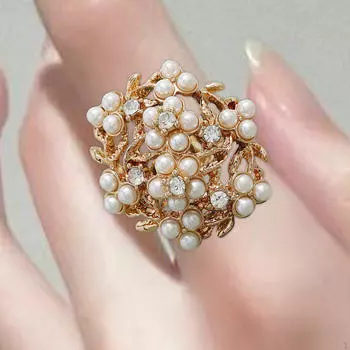 Цветочное кольцо Подарки Цветочные на День святого Валентина Свадьба Женщины