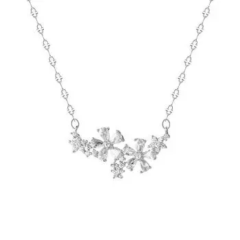 Цветочное ожерелье Милая девушка Чувствует себя легкой Роскошный шейный платок Высокого качества Чувствует себя ошеломляющей цветочной ключичной цепочкой для девушки