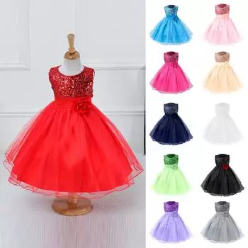 Цветочное платье принцессы подружки невесты для маленьких девочек, свадебное платье для дня рождения 130 бежевый