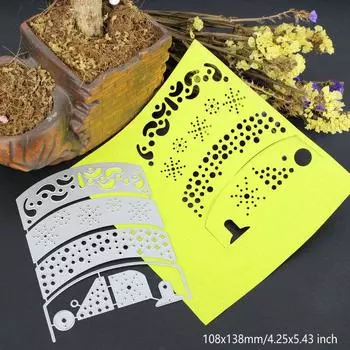 Цветочное тиснение, кружевные штампы, металлический трафарет, сделай сам, скрапбукинг, альбом, бумажная карта, ремесло, высеченный край