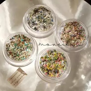 Цветочное украшение для дизайна ногтей, несколько цветов, красота для ногтей, УФ-клей, наполнитель для ногтей, очаровательное украшение из сушеных цветов, принадлежности для ногтей D