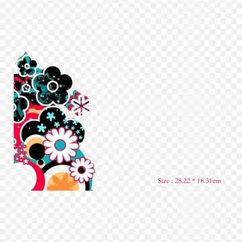 Цветочное железо на теплообмене Печать Виниловые патчи Наклейка для одежды DIY Аппликации Моющиеся пластыри