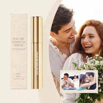 Цветочные духи для путешествий источают неповторимое очарование, свежие и стойкие, подходят для всех случаев, 8 мл One Size зелёный