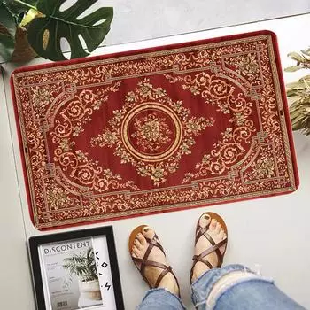 Цветочные ковры в этническом стиле Lahome, винтажные персидские ковры для спальни, большие декоративные ковры, марокканские ковры, противоскользящие коврики для ванной комнаты 40X60cm-16x24in