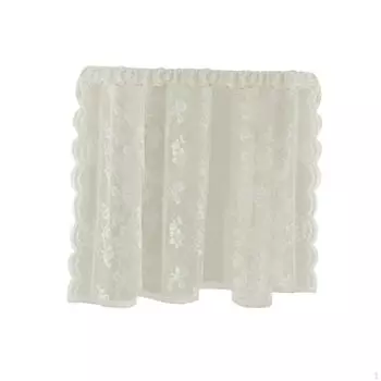 Цветочные кружевные занавески для спальни, вуаль, модные оконные панели, декоративная драпировка для 100x200cm