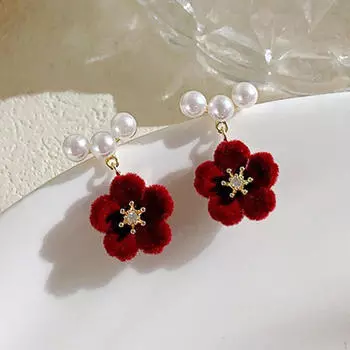 Цветочные серьги, серьги-капли в стиле ретро для женщин, девочек-подростков, подарок на свадьбу, день рождения, элегантные висячие серьги