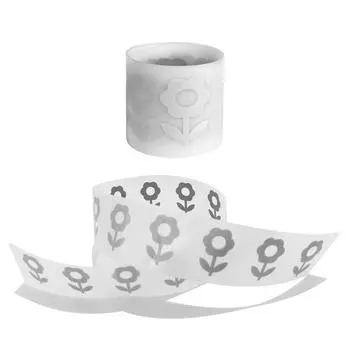 Цветочные серебряные виниловые наклейки на мотоцикл, светоотражающие ленты, сделай сам, Parches Ropa, термопресс, аппликация, толстовки, наклейки на одежду 3x100cm