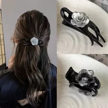 Цветочные заколки для волос, элегантные женские заколки, заколки-краб для волос для женщин, женские модные аксессуары для укладки волос, головной убор