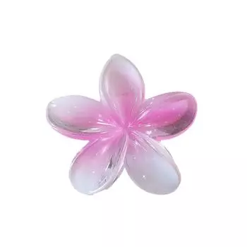 Цветочные заколки для волос Прозрачная шпилька Милые аксессуары для волос в виде хвостика