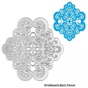 Цветочный эллипс, овальный кружевной трафарет, металлический трафарет, сделай сам, скрапбукинг, альбом, тиснение бумажной карты, ремесло, художественная высеченная рамка