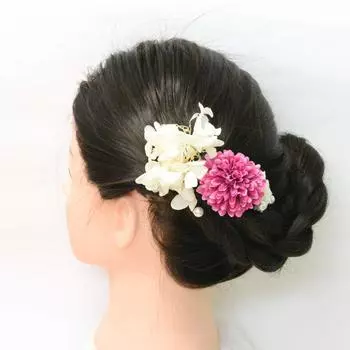 Цветочный аксессуар для волос Pom Pom Mom Украшение для волос Головной убор Сохраненный цветок Свадебный свадебный цветок Корона Pom Pom Mom Lulu s Lulu s-1255