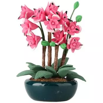 Цветочный аксессуар Миниатюрная садовая игрушка бонсай 1:12 Украшение балкона кукольного домика