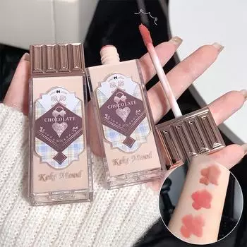 Цветочный бархатный матовый блеск для губ Know Sexy Powder Mist Lip Mud Водостойкие стойкие жидкие румяна Коричневая помада Косметика для макияжа
