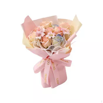 Цветочный букет из мыла для памятных моментов