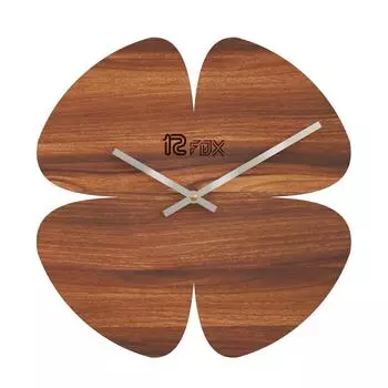 Цветочный дизайн 12-дюймовые часы ручной работы стильные элегантные аналоговые деревянные настенные часы для гостиной холла спальни офиса для подарка азиатское красное текстурированное дерево