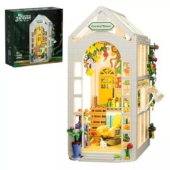 Цветочный домик сборные игрушки теплица флорист модель дом строительство девочка мальчик дети для детей Для взрослых Цветочный магазин развивающие игрушки набор