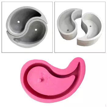 Цветочный горшок DIY суккулентное растение штукатурка гипсовый воск литье мыла изготовление формы