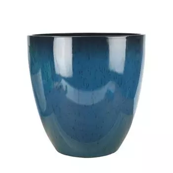 Цветочный горшок напольный цветочный горшок контейнер для растений садовый смоляной суккулент бонсай круглый домашний бизнес украшения принадлежности темно-синий