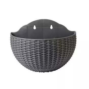 Цветочный горшок настенный подвесной корзина кашпо ведро садовая ваза для помещений изысканный для улицы пластик для украшений