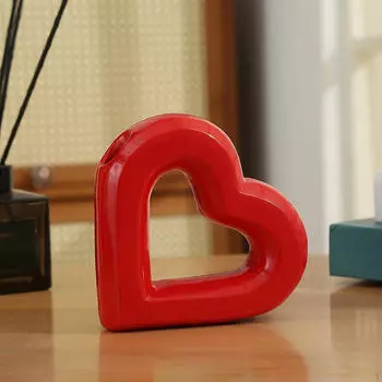 Цветочный горшок, ваза для цветов из смолы, декоративный центральный элемент стола, цветочная композиция в форме сердца для жизни