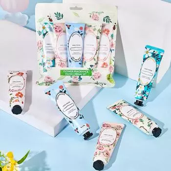 Цветочный и травяной крем для рук, увлажняющий крем для рук, набор из пяти кремов для рук, уменьшающий сухость и стойкий цветочный крем для рук, подарки белый