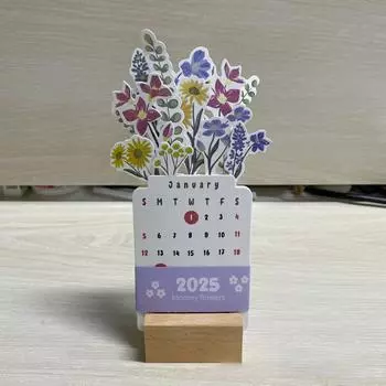 Цветочный календарь, Изделия из дерева, Украшения для дома One Size