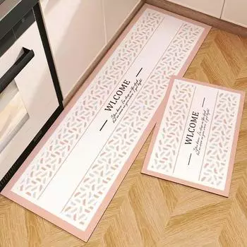 Цветочный коврик для кухни, впитывающий коврик для кухни, коврики для входной двери, коврики для прихожей, балкона, длинные коврики для ног 45CMx70CM