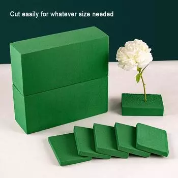 Цветочный пенопластовый кирпичный цветок «сделай сам», цветок, домашний сад, зеленый цветок, свадебный держатель, товары для флористов, домашний декор 1pc