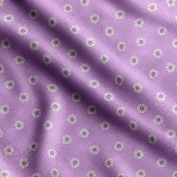 Цветочный принт Soimoi, хлопковый батист, ткань для квилтинга, продаваемая во дворе, шириной 42 дюйма, хлопчатобумажная ткань средней плотности, 42 Inch Wide - Cotton Cambric фиолетовый