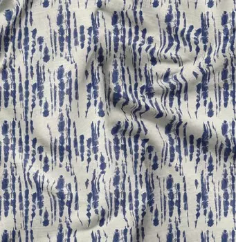Цветочный принт Soimoi, шелковая ткань, декоративная швейная ткань на дворе шириной 42 дюйма, декоративная ткань для рубашек, костюмов, галстуков, 42 Inch Wide - Cotton Cambric синий