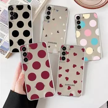 Цветочный прозрачный чехол для Samsung Galaxy S22 S20 FE S21 S10 S9 Plus Note 20 Ultra 10 Lite Soft Phone Shell Samsung S22 Ultra 5G