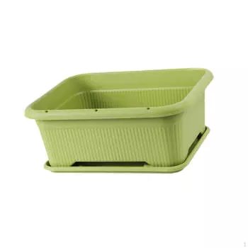 Цветочный ящик для овощей, 28 л, балконный контейнер, горшок для выращивания белый