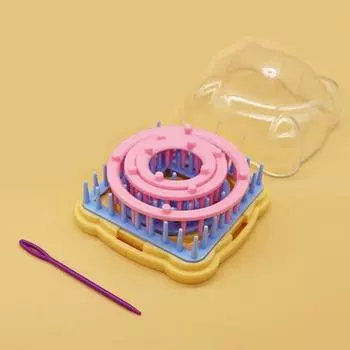 Цветочный ткацкий станок Удобный Компактный Практичный Цветочный Изготовитель Ткацкий Инструмент Домашние Принадлежности