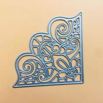 Цветочный уголок, металлические трафареты, трафарет для скрапбукинга, сделай сам, штамп для альбома, бумажная карта, тиснение, декор