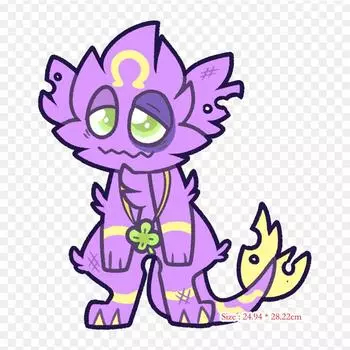 Цветок Чаки Рисунок Утюг на Термопереносе Печать Виниловые Нашивки Наклейки для Одежды Аппликации Сделай Сам Моющиеся Нашивки