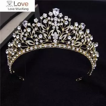Цветок Цирконий Камень Крест Диадемы Невесты Корона Головные Повязки Принцесса Головной Убор Свадебная Диадема Выпускной Свадебные Украшения Для Волос