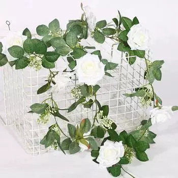 Цветок Искусственные цветы Искусственная гирлянда из ротанга шампанского